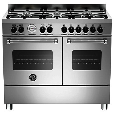 Bertazzoni Master Series Twin Dual Fuel Range Cooker Stainless Steel Bertazzoni Master Series Twin Dual Fuel Range Cooker Stainless Steel